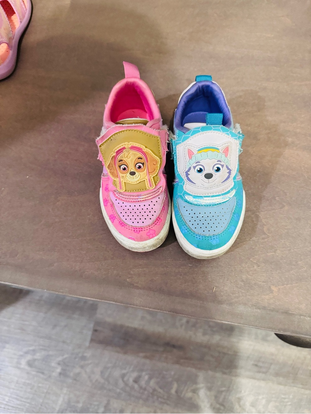 Kids Paw Patrol Sneakers - Pink & Teal